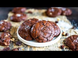 Fudgy Brownie Cookies - Hot Chocolate Hits