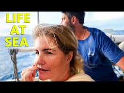 Life at Sea on our Tricky Sail to the next Atoll (Calico Skies Sailing, Ep 241)