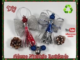 Diy. Como hacer un adorno Navideño Reciclando (Angelito) Mirna y sus manus