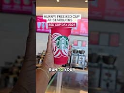 DON’T MISS RED CUP DAY AT STARBUCKS ✨#starbucks #redcupday #fastfood #deals