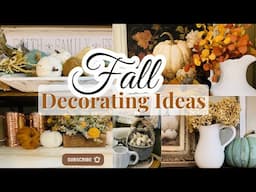 Get Inspired: Cozy Fall Kitchen Decor With Open Shelves - Let's Decorate Together!