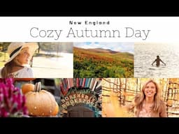 *AUTUMN IN NEW ENGLAND* | Antiques, Cafe Bookshop, Cold Swim, Hapa Zome, Fall Foliage, Garden Center