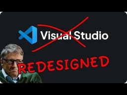 I spent 10 DAYS redesigning Visual Studio Code... | Speed UI Design