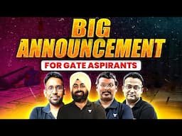 BIG ANNOUNCEMENT :🔥| GATE 2025 CRASH COURSE | GATE THROUGH QUESTIONS | Unacademy GATE CIVIL