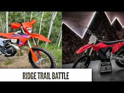 2024 KTM150XCW vs 2023 Stark Varg Ridge Time Trial