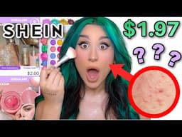 Testing SHEIN Makeup... the worlds best CHEAPEST Makeup (AGAIN)