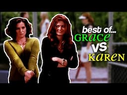 will and grace but the girls are fighting | Best of Karen vs Grace | Comedy Bites Vintage