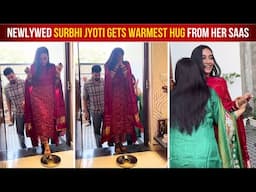 Surbhi Jyoti Griha Pravesh At Her Sasural With After Marriage With Husband Sumit Suri