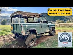 Off-road in an Electric Land Rover Defender - Day 1