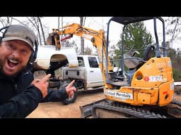 DIRT CHEAP John Deer Mini Excavator RENTAL left for DEAD!