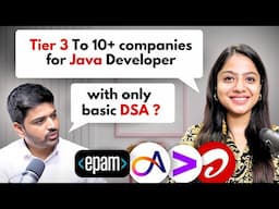 Basic DSA + Java Projects To Cracking 10+ Companies 🔥 Her complete Java Developer Roadmap