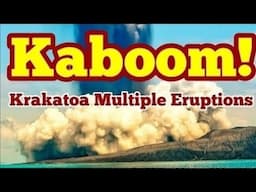 Krakatoa Multiple Eruptions/ Anak Krakatoa, Indonesia, Java, Indo-Pacific Ring Of Fire