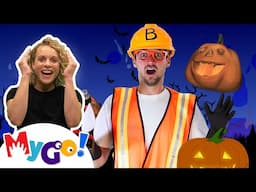 Halloween Song for Kids! 🎃 | Blippi Spooky Trick ro Treat | ASL for Kids | Fun Songs