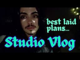 Art Studio Vlog | Nothing Goes as Planned (but it goes okay)