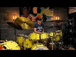 BIG CUSTOM YELLOW LUDWIG FUSION KIT