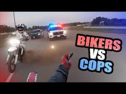 MOTORCYCLE POLICE CHASE | COPS vs BIKERS | ANGRY & COOL COPS 2024