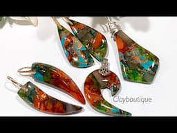 Polymer Clay Faux Sea Sediment Jasper, Plus NEW Clayboutique Cutters!