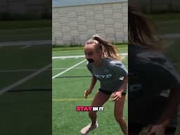 Can a Teen Girl Survive an NFL Player’s Workout? #shorts