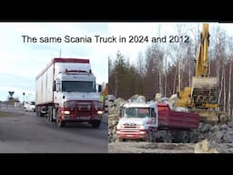 Video of the same Scania T124 from 2024 and 2012