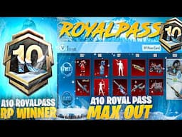 A10 Royal Pass Maxed Out | A10 Rp Winners | Glacier Upgradable Weapon |PUBGM