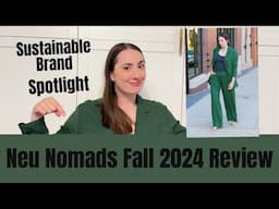 Sustainable Brand Spotlight- Neu Nomads | Fall 2024 Review | Suits and Dress