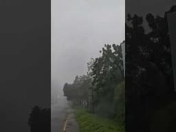 Jamaicans cooking outside in hurricane beryl