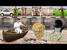 Thief Searching Gold Jewellery Drainage Found Gold in Floods Hindi Kahani Moral Stories Comedy Video