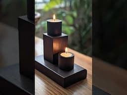 Wooden candle holders#candleholder #diyideas #homedecor #shorts