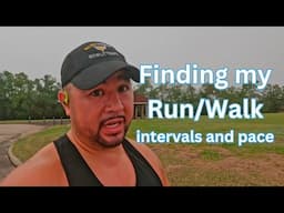 Finding my intervals & pacing for walk/running a half marathon