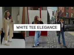 Transform Your White T-Shirt: French Chic in Minutes (Women 50+)