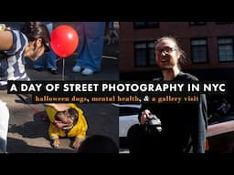 Street Photography VLOG: Halloween Dogs, Mental Health Chat & Photo Gallery Visit.