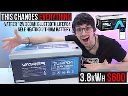 Finally Affordable Energy Storage! - Vatrer 12V 300AH LiFePO4 Self Heating Battery Review & Test