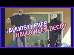 Halloween Hanging Ghoul Decorations [Inexpensive Halloween Decor]