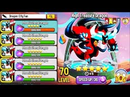 Dragon City - Max upgrade for HAVOC EVADER DRAGON | MAX Level 70 (UNSTOPPABLE)! 😱