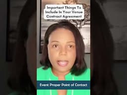 What To Include In Your Venue Contract Agreement - Event Proper POC