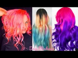 AMAZING TRENDING HAIRSTYLES 💗 Hair Transformation _ Hairstyle Ideas for Girls Summer 2021 Tutorials