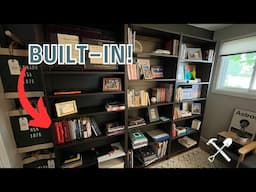 Billy Bookcase Hack! DIY Built-In Shelves