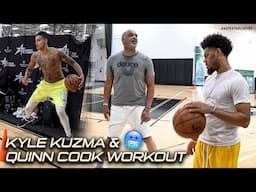 How To SCORE Off The Dribble | NBA Workout w/ Kyle Kuzma And Quinn Cook