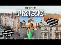 PRAGUE: 2 Nights - i forgot to vlog, u get what u r given