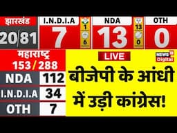 LIVE | Maharashtra Election Results 2024 | Jharkhand Vote Results | INDIA Bloc Vs NDA Alliance | UP