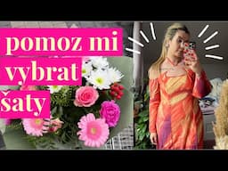 POJĎ SE MNOU VYBRAT ŠATY NA NAROZENINY | VLOG🥰 ❤️