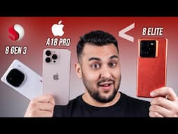 Android FINALLY More Powerful than iPhone - Snapdragon 8 Elite vs A18 Pro !