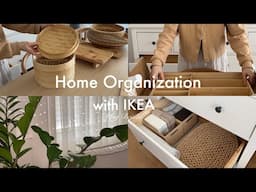 SUB) home organization with IKEA items | clean & organize with me