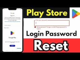 Google Play Store Account Login Password Reset | Play Store Account Password Change | Tamil rek