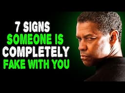 7 Signs Someone Is Completely Fake With You - Denzel Washington