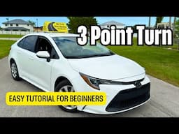 Three-Point Turn Tutorial for Beginners: Step-by-Step Guide