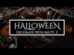 Halloween DIY & Decorate With Me 2024! (Part 2)