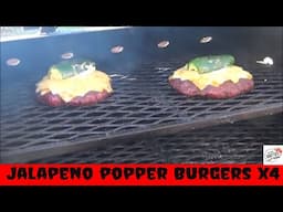 Spicy Jalapeño Popper Burgers X4 Or X5 Smoked Flavor!