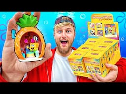 Unboxing Spongebob MYSTERY HOUSES! (Bikini Bottom)