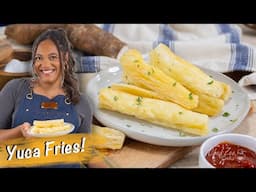 Crispy Yuca Fries | How to Cook & Peel Yuca | Chef Zee Cooks